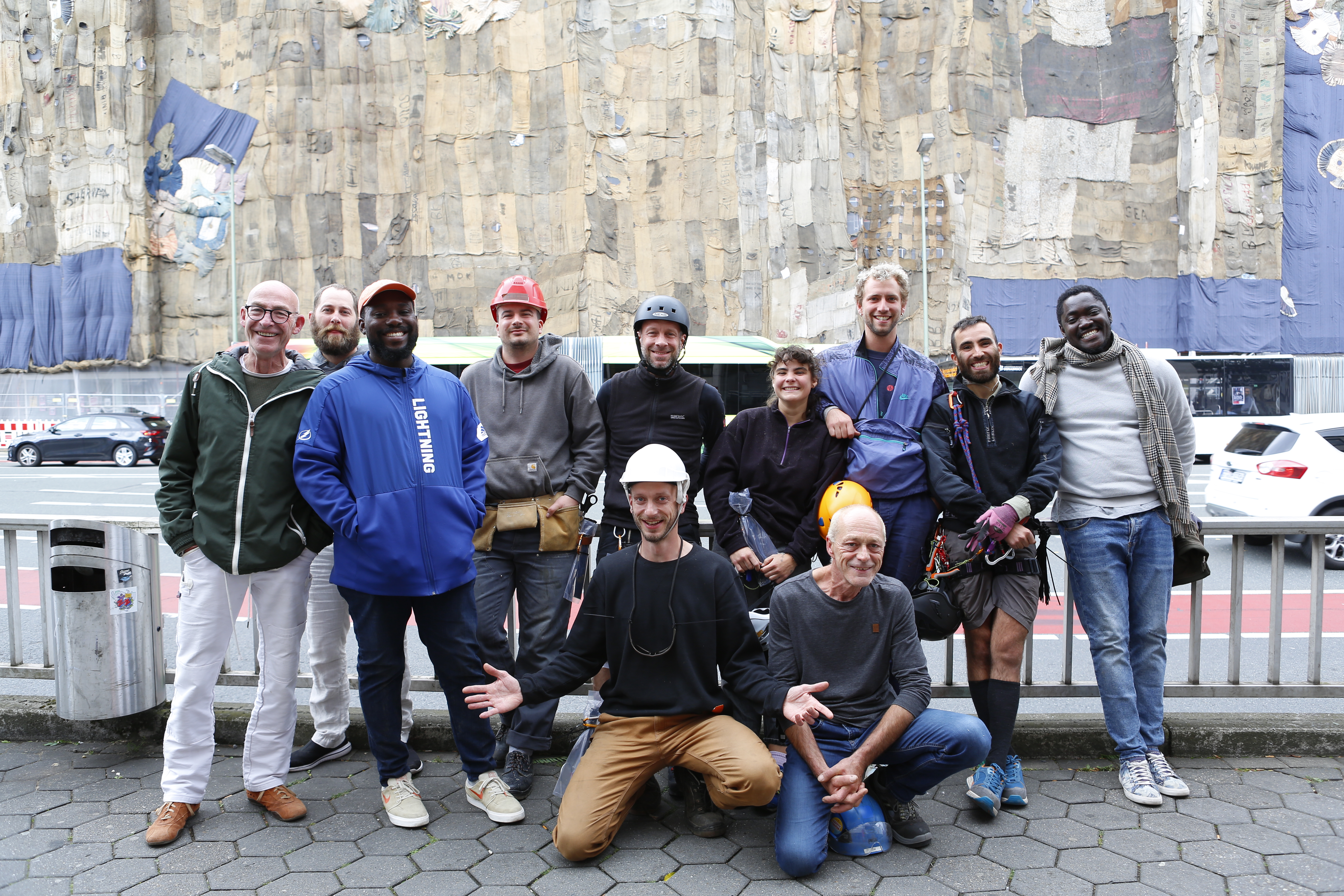 Members of the construction team in Osnabrück.
